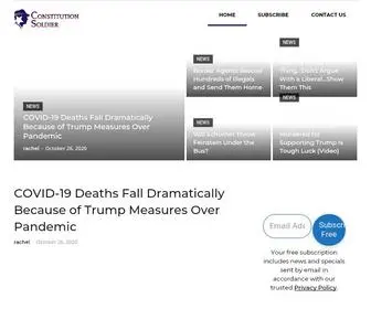 Constitutionsoldier.com(Constitution Soldier) Screenshot