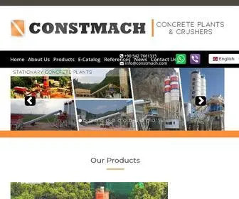 Constmach.com(Turkey crusher manufacturer) Screenshot