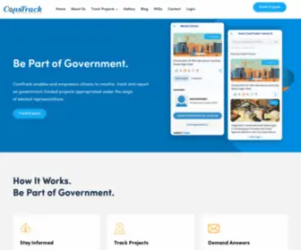 Constrack.ng(ConsTrack Track and Report on Governement Funded Projects in Nigeria) Screenshot