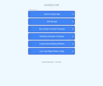 Constrct.net(Constrct) Screenshot