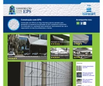 Construcaocomeps.com.br(Construção Civil com EPS) Screenshot