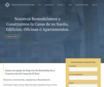 Construcciondecasas.pe(Construcción de Casas En Lima) Screenshot