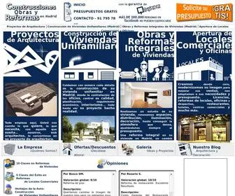 Construccionesobrasyreformasenmadrid.es(Construcciones, Obras y Reformas en Madrid) Screenshot