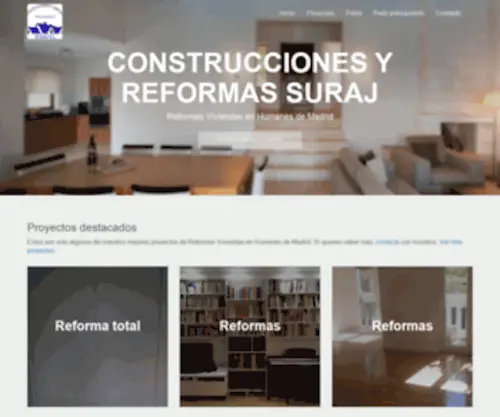 Construccionesyreformasuraj.es(Construcciones y Reformas Suraj) Screenshot