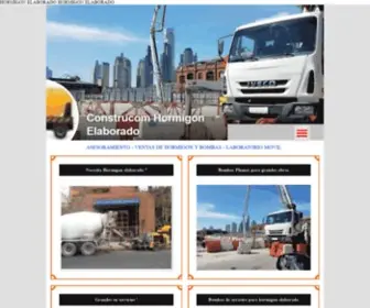 Construcom.com.ar(CONSTRUCOM Hormigon elaborado) Screenshot