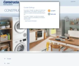 Constructa.com(Constructa Home Appliances) Screenshot