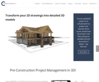 Constructability3D.com(Constructability 3D) Screenshot