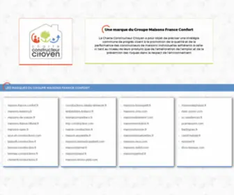 Constructeur-Citoyen.fr(Plateforme de partage et d'avis sur les projets Maison France Confort) Screenshot