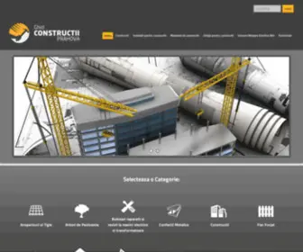 Constructiiprahova.ro(Firme de constructii Ploiesti) Screenshot