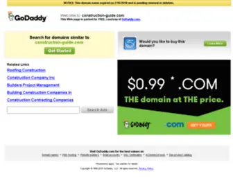 Construction-Guide.com(Guide to Construction Materials Guide to Construction Materials) Screenshot