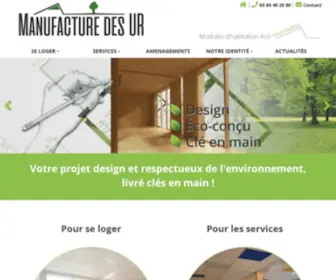 Construction-Modulaire-Bois.eu(Manufacture des Usines Réunies) Screenshot