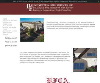 Constructioncodes.com(B&F Construction Code Services) Screenshot