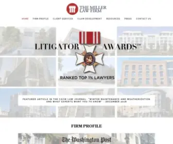 Constructiondefects.com(The Miller Law Firm) Screenshot