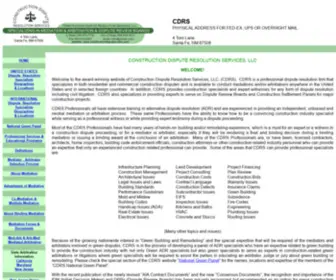 Constructiondisputes-CDRS.com(Constructiondisputes CDRS) Screenshot