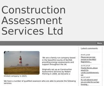 Constructionenergyservices.co.uk(We are a family run company) Screenshot