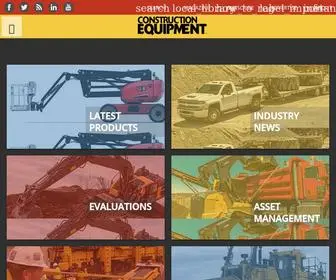 Constructionequipment.com Screenshot