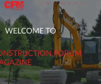 Constructionforum.org(Construction Forum Magazine) Screenshot