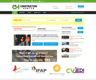 Constructionhunter.com.au(Construction Hunter) Screenshot