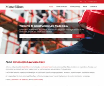 Constructionlawmadeeasy.com(Construction Law Made Easy) Screenshot
