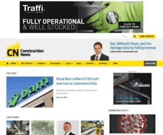Constructionnews.co.uk(Construction News) Screenshot