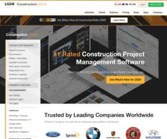 Constructiononline.com(UDA ConstructionOnline) Screenshot