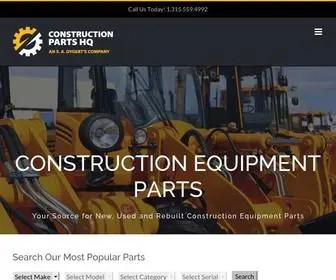 Constructionpartshq.com(Construction Equipment Parts) Screenshot