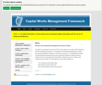 Constructionprocurement.gov.ie(Construction Procurement Reform) Screenshot