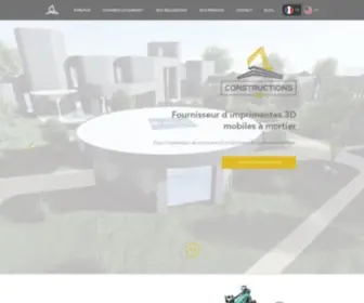 Constructions-3D.com(Impression 3d bâtiment) Screenshot