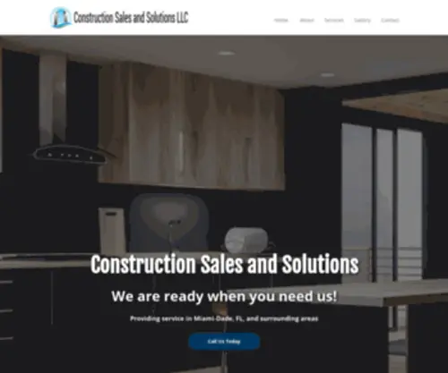 Constructionsalesandsolutions.com(Construction Sales And Solutions LLC) Screenshot