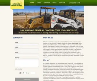 Constructionsatx.com(Ultimate Construction) Screenshot