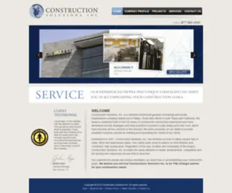 Constructionsolutions.co(Construction Solutions) Screenshot