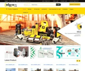 Constructionsouq.com(Construction souq) Screenshot