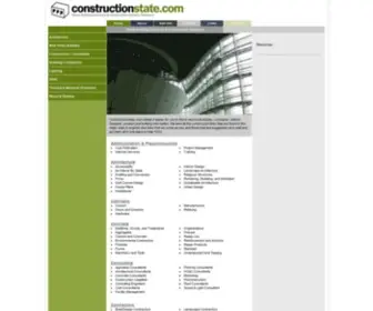 Constructionstate.com(Construction Industry Directory) Screenshot