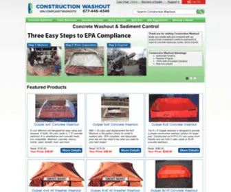 Constructionwashout.com(Construction Washout) Screenshot