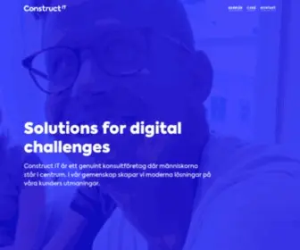 Constructit.se(Solutions for digital challenges) Screenshot