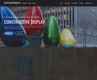 Constructivedisplay.com(Constructive display) Screenshot