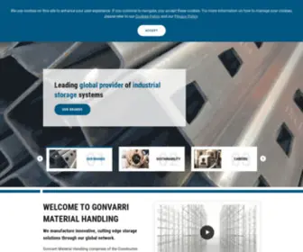 Constructor-Storage.com(Gonvarri Material Handling) Screenshot