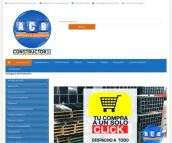 Constructor31.com(Materiales de Construccion con Despacho a Todo Santiago al Mejor Precio) Screenshot