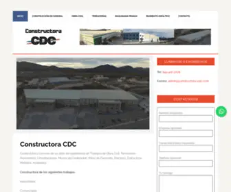 Constructora-CDC.com(Constructora CDC) Screenshot