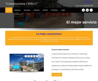 Constructoracercc.com(Constructora CERCC) Screenshot