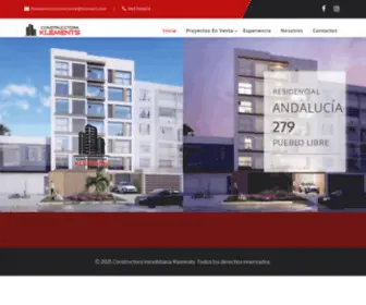 Constructoraklements.com(Constructora Klements EIRL) Screenshot