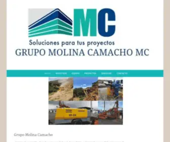 Constructoramc.com(Grupo Molina Camacho) Screenshot