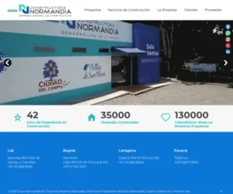 Constructoranormandia.com(Constructora Normandia) Screenshot