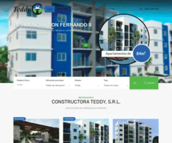 Constructorateddy.com(Constructora Teddy) Screenshot