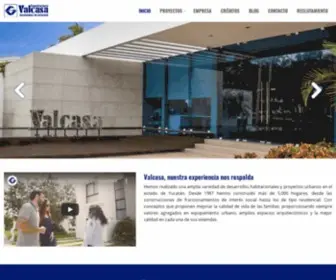 Constructoravalcasa.com(Constructora Valcasa) Screenshot