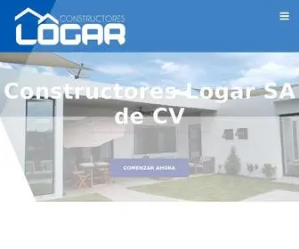 Constructoreslogar.com(Constructores Logar) Screenshot