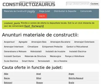 Constructozaurus.ro(Materiale de Construcții și Amenajări Interioare) Screenshot