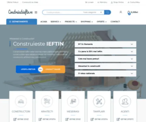Construiesteieftin.ro(Construieste Ieftin) Screenshot