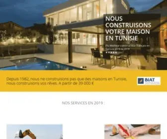 Construire-EN-Tunisie.fr(Construire en Tunisie) Screenshot