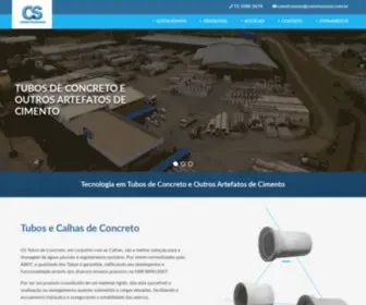 Construsinos.com.br(Tubos de Concreto e Outros Artefatos de Cimento) Screenshot